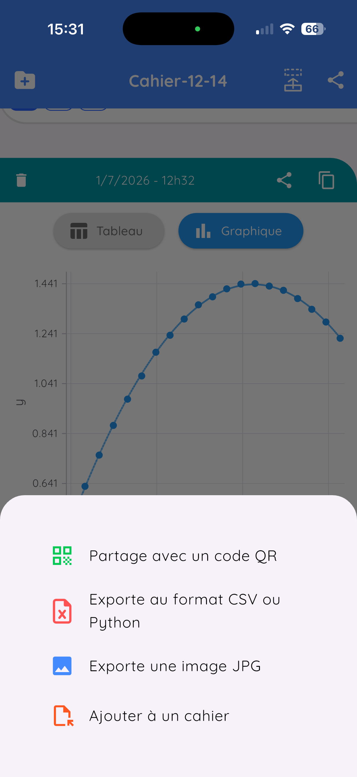Notebook export